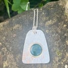 Handmade Sterling Silver 925 Jade Pendant Necklace & Chain