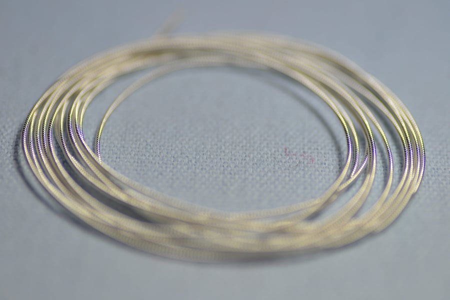 Silver Plated Pearl Purl - Super