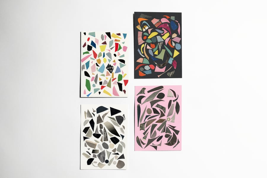 Pattern Postcard Set - Terrazzo