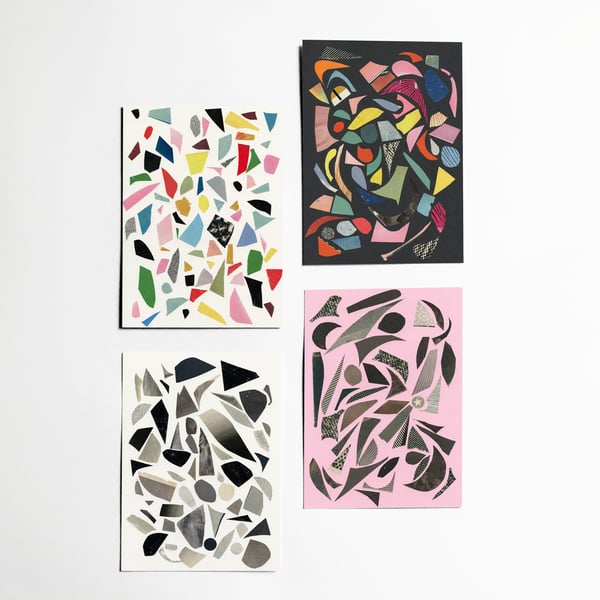 Pattern Postcard Set - Terrazzo