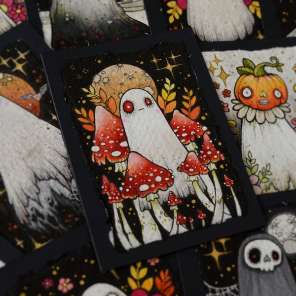 ghostober ghost - day 14 - toadstool haunting