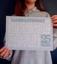 Personalised Silver Anniversary Word Art - AN254 - Image 6
