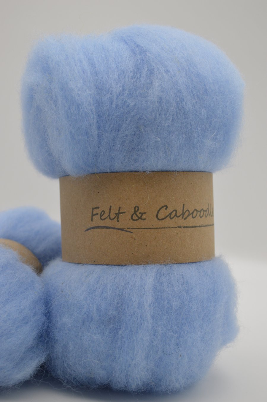 Carded Corriedale  Sky Blue