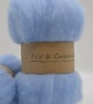 Carded Corriedale  Sky Blue - Image 1