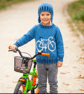 Bike Sweater and Hat Knitting Pattern.  Digital Knitting Pattern - Image 1