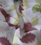 Handprinted chiffon scarf Autumn Leaves - Image 4