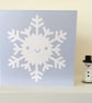 Sweet Snowflake Kawaii Christmas Card - Image 3