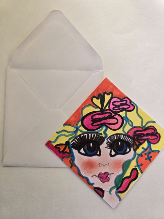 ARTKRAZIE Original Fairy Greeting Card