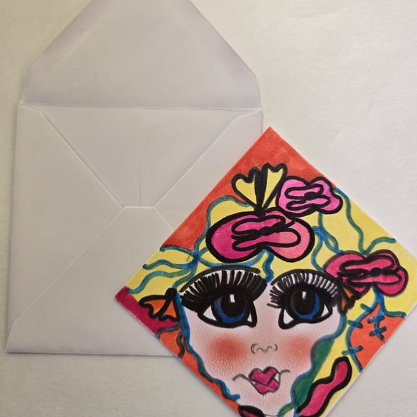 ARTKRAZIE Original Fairy Greeting Card