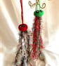 2 hand knitted Jellyfish for Christmas 