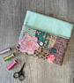 Hand Embroidered Boho Patchwork Clutch Bag  - Image 5