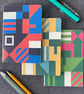 ARC01 Pack of three A6 pocket notebooks with graphic pattern covers - Image 2