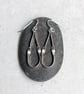 Sterling Silver Twisted Ribbon Earrings - Handcrafted Flat Wire Jewellery