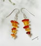 Baltic Amber 925 Sterling Silver Earrings - Image 3