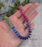 Rainbow Jade Bead Necklace - JBJ2067 - Image 4