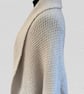 Hand Knitted Shrug Ready To Wear In A Neutral Colour Chest Size -92cms(36") - Image 3