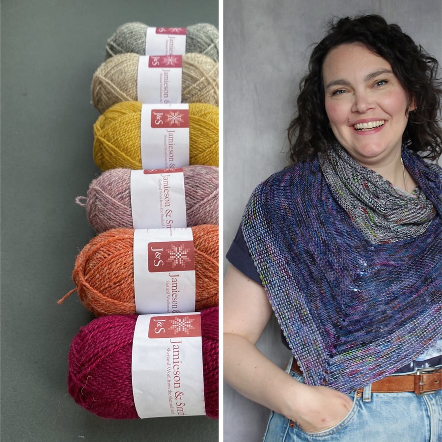 Only Connect Shawl Kit (Sunset Colours)