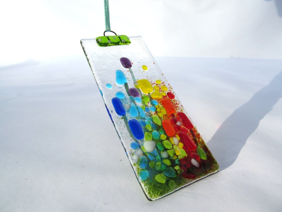 Glass Suncatcher - Rainbow Meadow