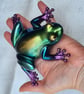 Stunning Juniper Lillyhops Resin Art Frog Figurine  - Image 3