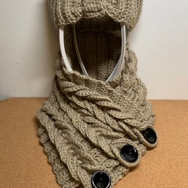 Cowl,neck warmer,crochet.