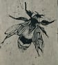 Busy Bee Linoprint - Image 1