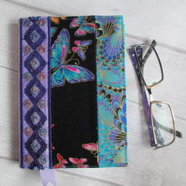A6 Butterflies & Dragonflies Reusable Patchwork Notebook Cover