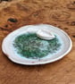 Perfectly Imperfect - Ceramic soap dish, trinket dish, with ceramic rowing boat - Image 3