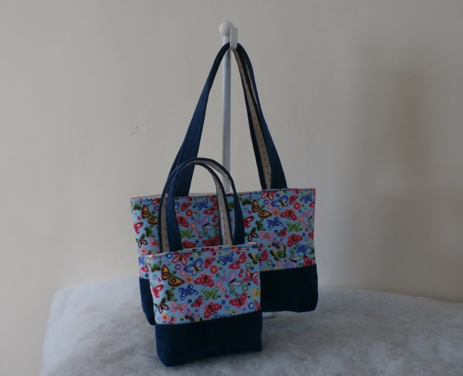 MUMMY AND LITTLE ME MATCHING TOTE BAGS