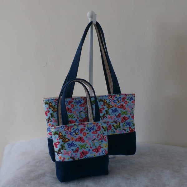 MUMMY AND LITTLE ME MATCHING TOTE BAGS