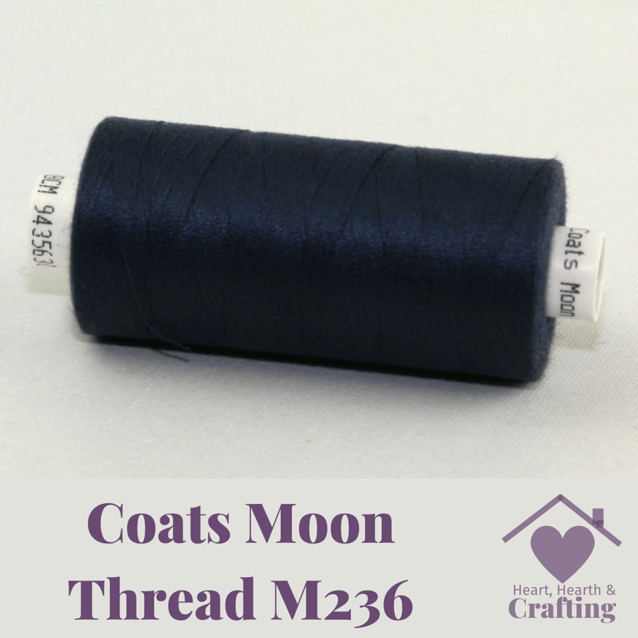 Sewing Thread Coats Moon Polyester – Blue M236