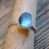 Custom made sea glass ring for Ginny