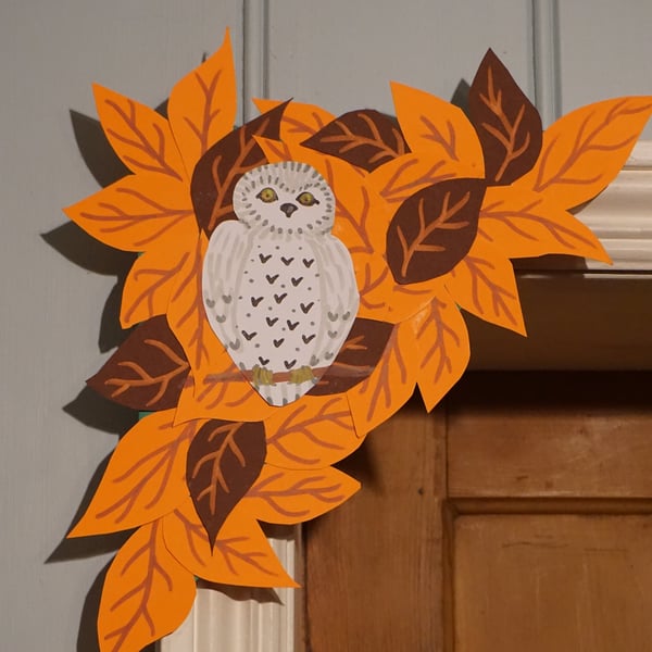 Hand made Halloween or Autumn corner decoration