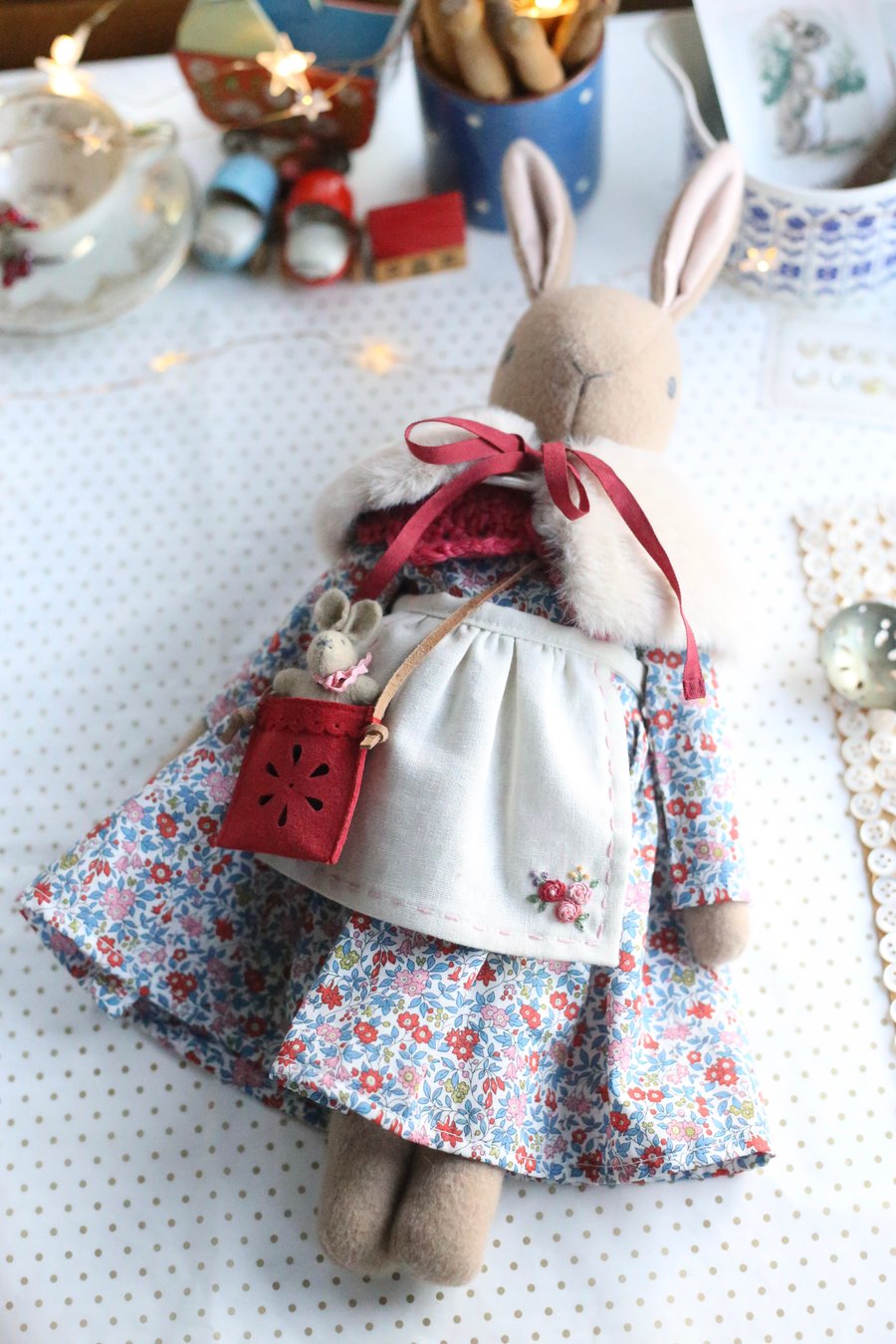 Heirloom Liberty Bunny - Camomile