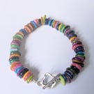 Shell Chip Beaded Bracelet