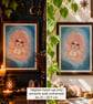 OctoFae - Original A4 Octopus Sea Spirit Watercolour Painting - Image 5