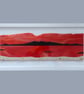 Handmade Fused Glass 'Sunset over Isle of Arran' Picture