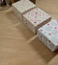  'Field Flowers' - A set of three handmade, raised lid, gift boxes - Image 2