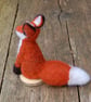 Needle Felt Fox- wool fox - fox ornament.   - Image 2