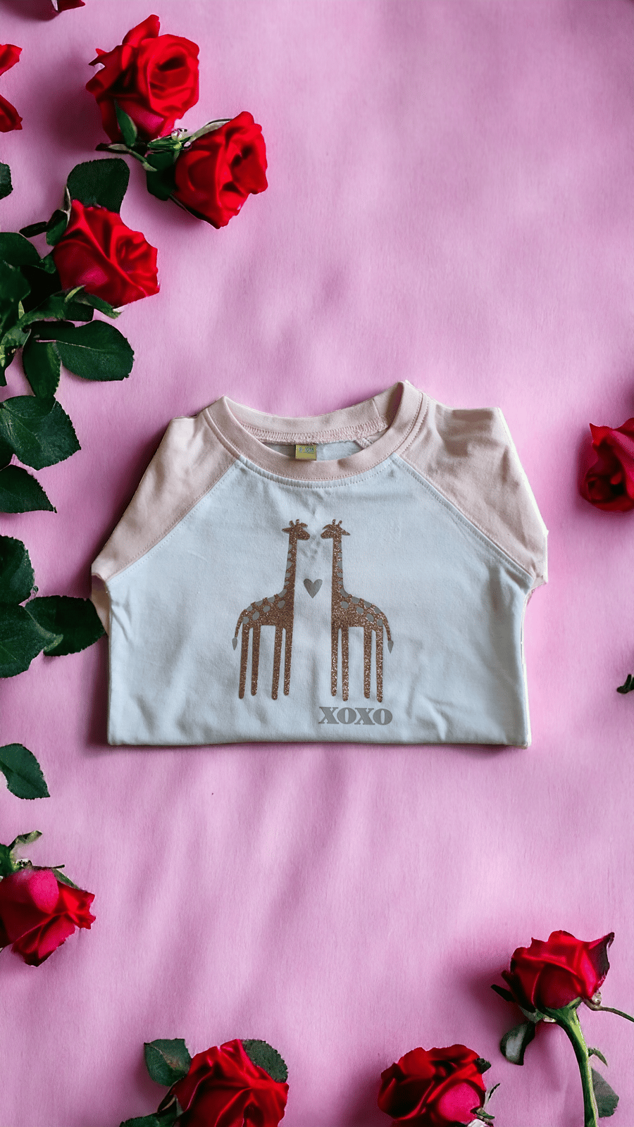 Baby girls size 6-12 months Giraffe t-shirt