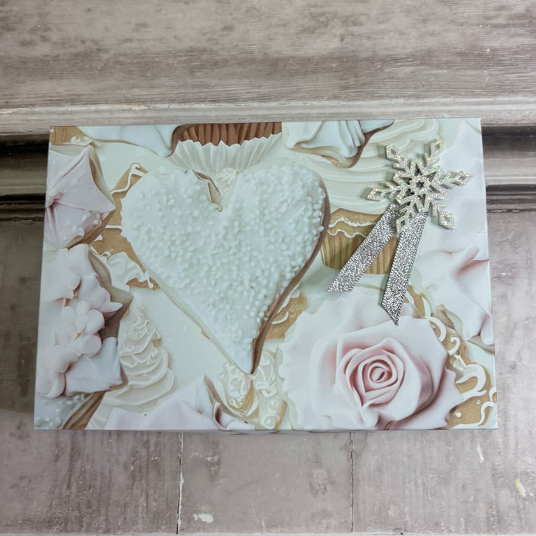 Christmas Card Set Pink Parfait Gingerbread  by Carolee Crafts DTP 0023