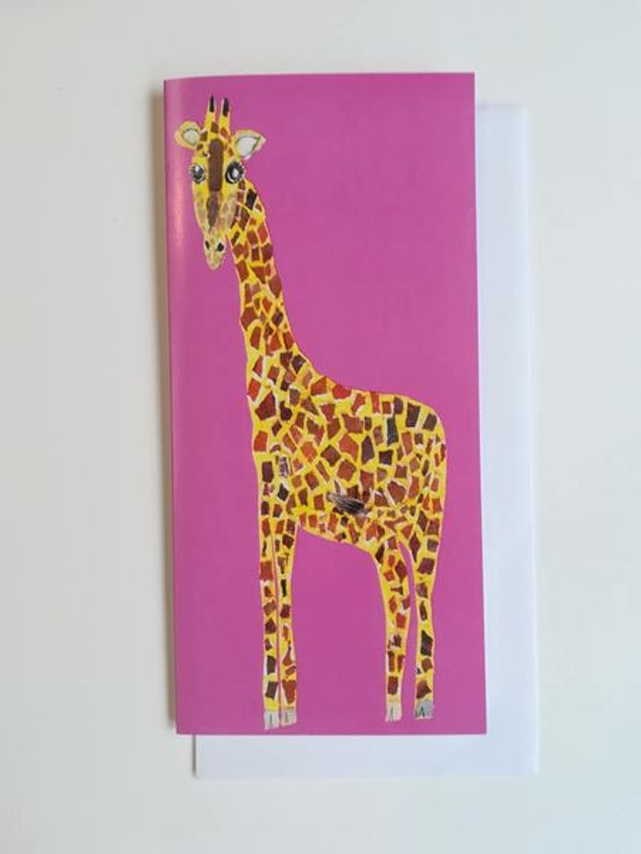 Giraffe Blank Greetings Card