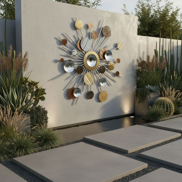 Garden wall sculpture