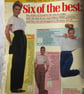 A multi-size sewing pattern for women's trousers in sizes 10-18 (Woman's Weekly  - Image 2