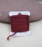 15m Natural Dye Lac Purple Pure Silk Embroidery Thread - Image 1