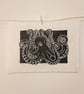 Octopus Original Lino Print - Image 5