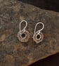 Sterling Silver Crochet Circle Earrings - Image 5