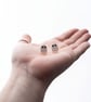 white ghost polymer clay earrings - handmade - halloween earrings - lightweight. - Image 4