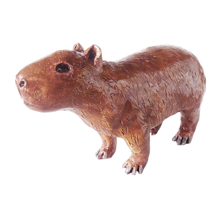 Capybara Ceramic Ornament - Hand Built