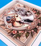 Art Deco Card, Handmade - Image 2