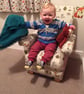 Kids Safari Animals Chair Children's Jungle Chair Lions Zebra Boys Girls Nursery - Image 5